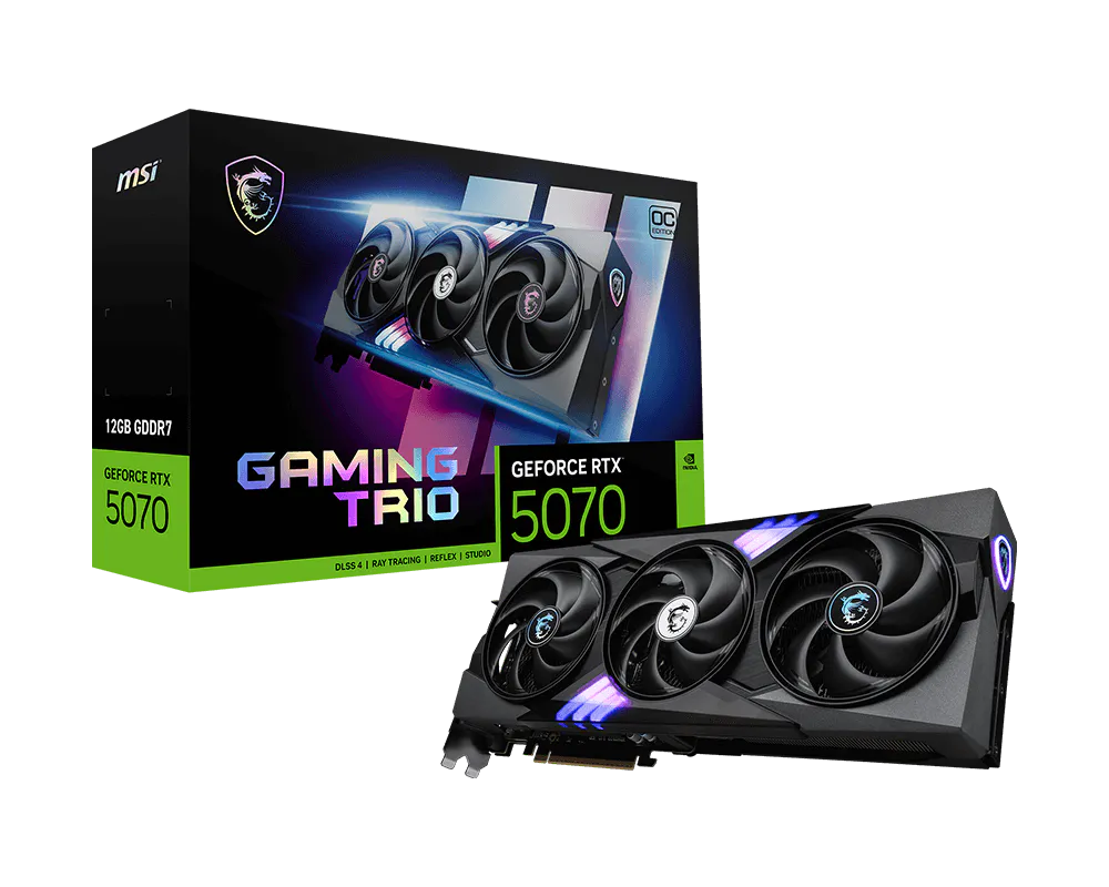 MSI GeForce RTX 5070 12G GAMING TRIO OC